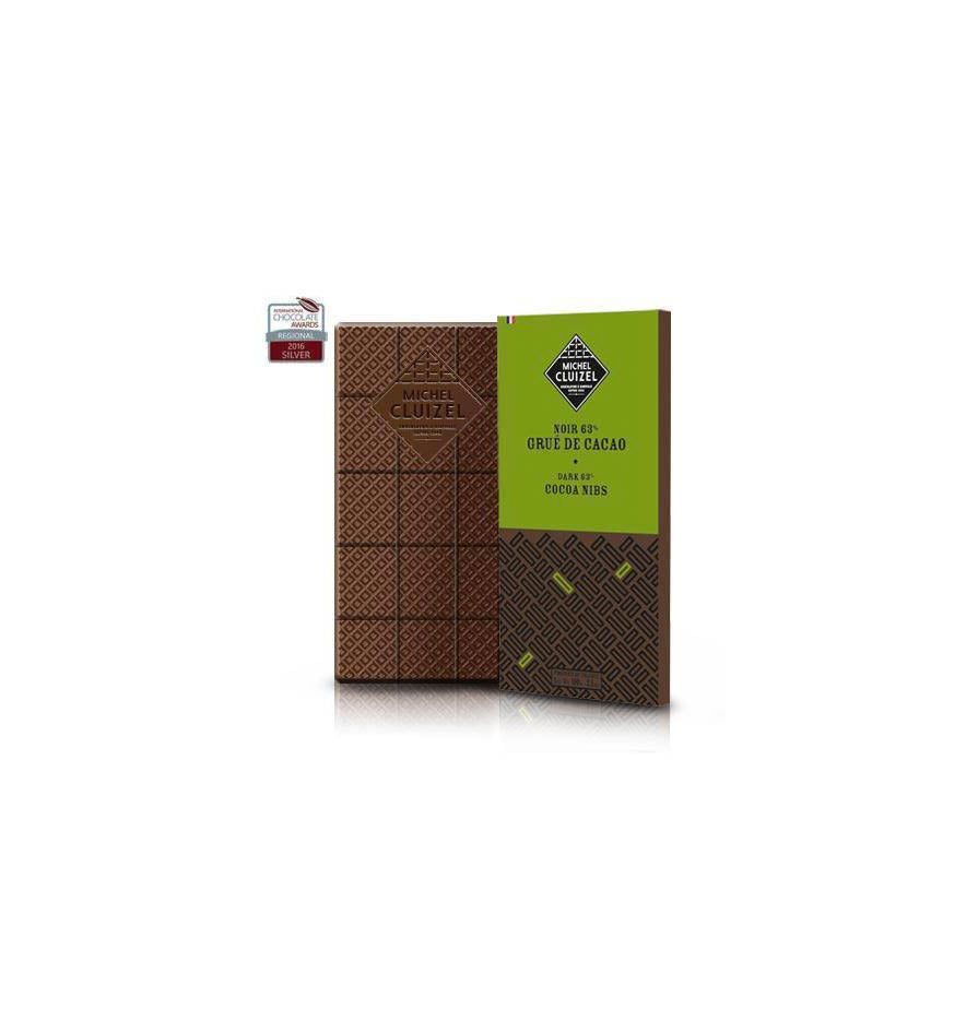 Michel Cluizel Chocolate Bar Grue De Cacao 63% (100g)