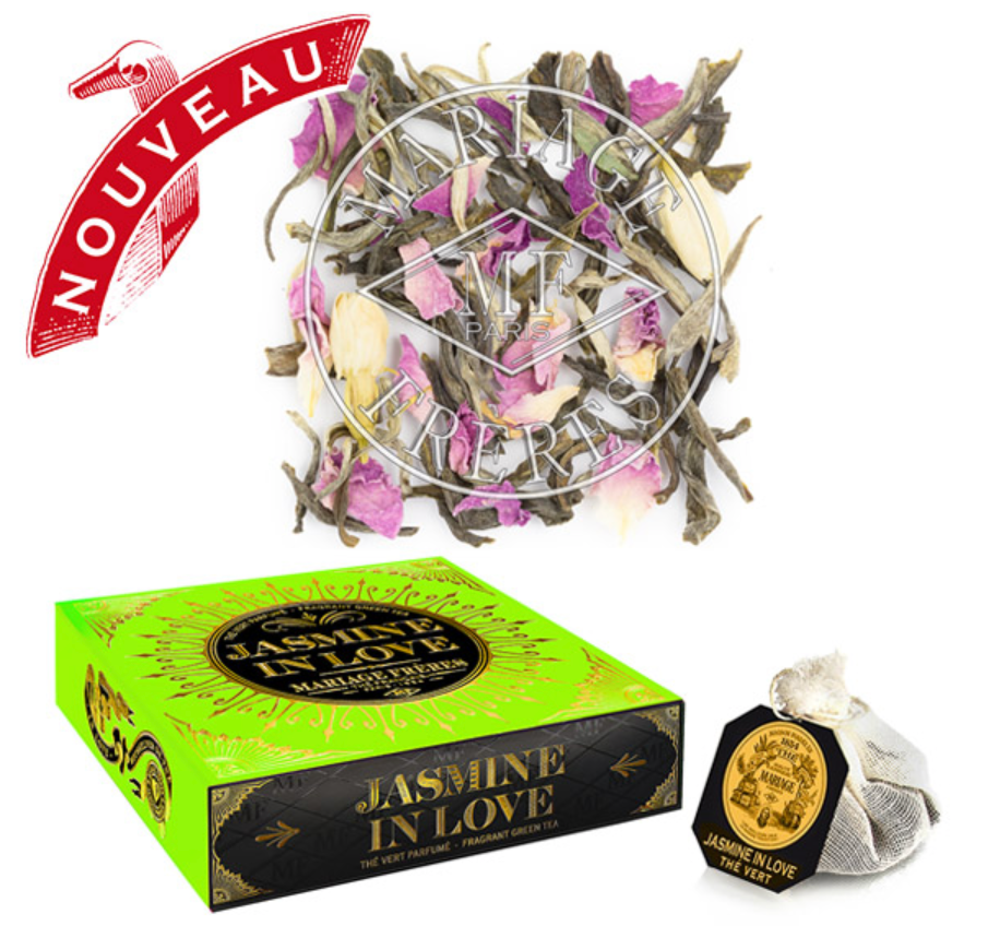  Mariage Frères - DREAM TEA - Box of 30 traditional french  muslin tea sachets : Grocery & Gourmet Food