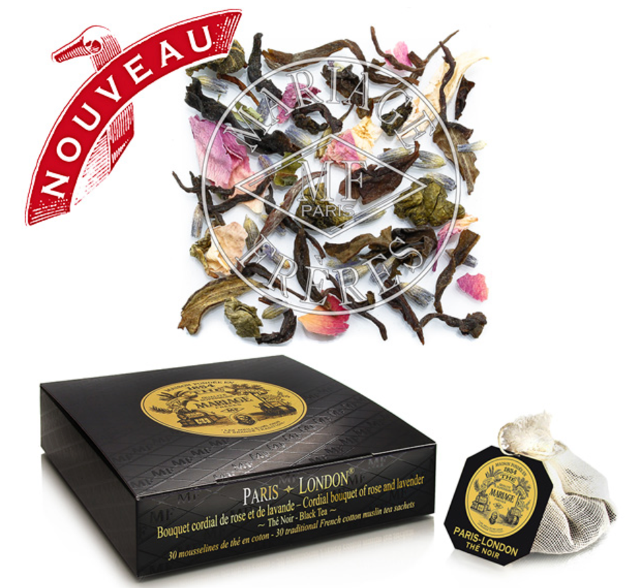 Mariage Frères BLANC & ROSE (30 Muslin Tea Bags), Mariage Frères, MAJESTIC  LIME & GINGER, Tin, Tea, French Tea, Gift, Special Gift, French Tea, MF,  Gelee, Tea bags, Loose Tea, Palais des